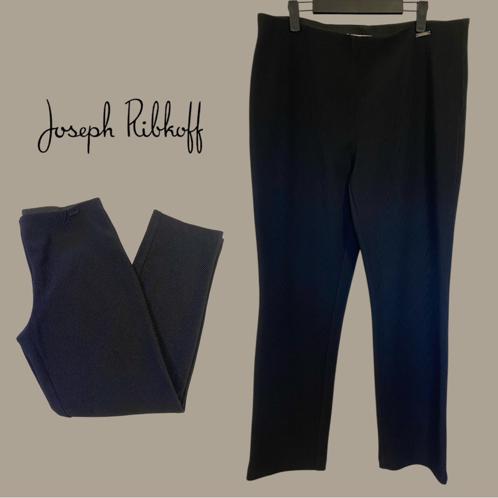 Joseph Ribkoff Black Straight Leg Pants